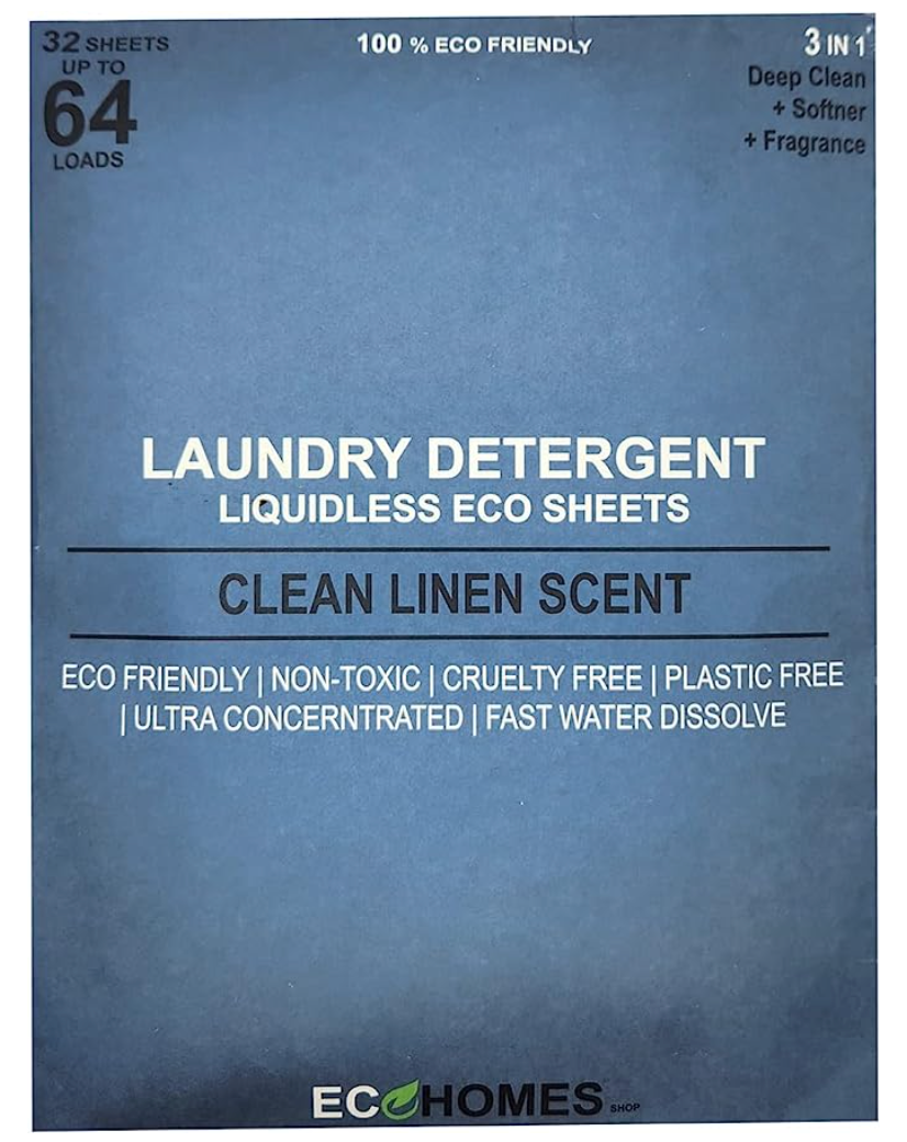 laundry detergent sheets clean linen scent