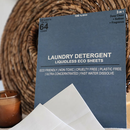laundry detergent sheets in laundry room